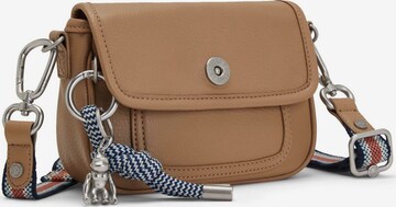 KIPLING Schoudertas 'Inaki' in Beige