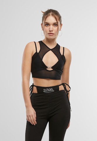 Haut 'Skyler' Von Dutch Originals en noir : devant