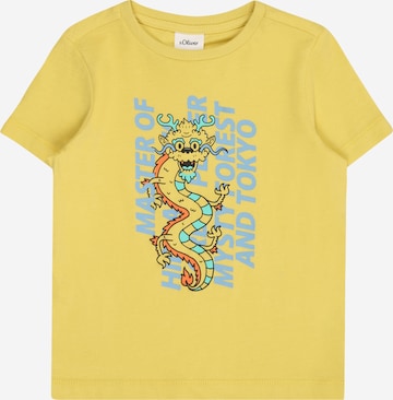 s.Oliver Shirt in Gelb: Vorderseite