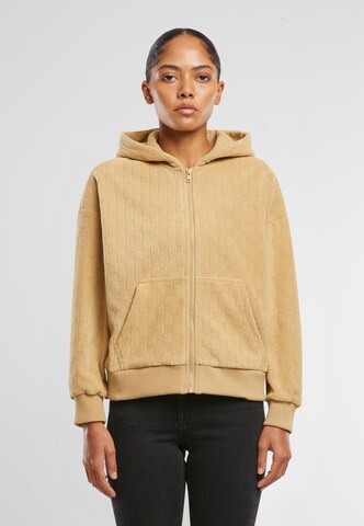Giacca di felpa di Urban Classics in beige