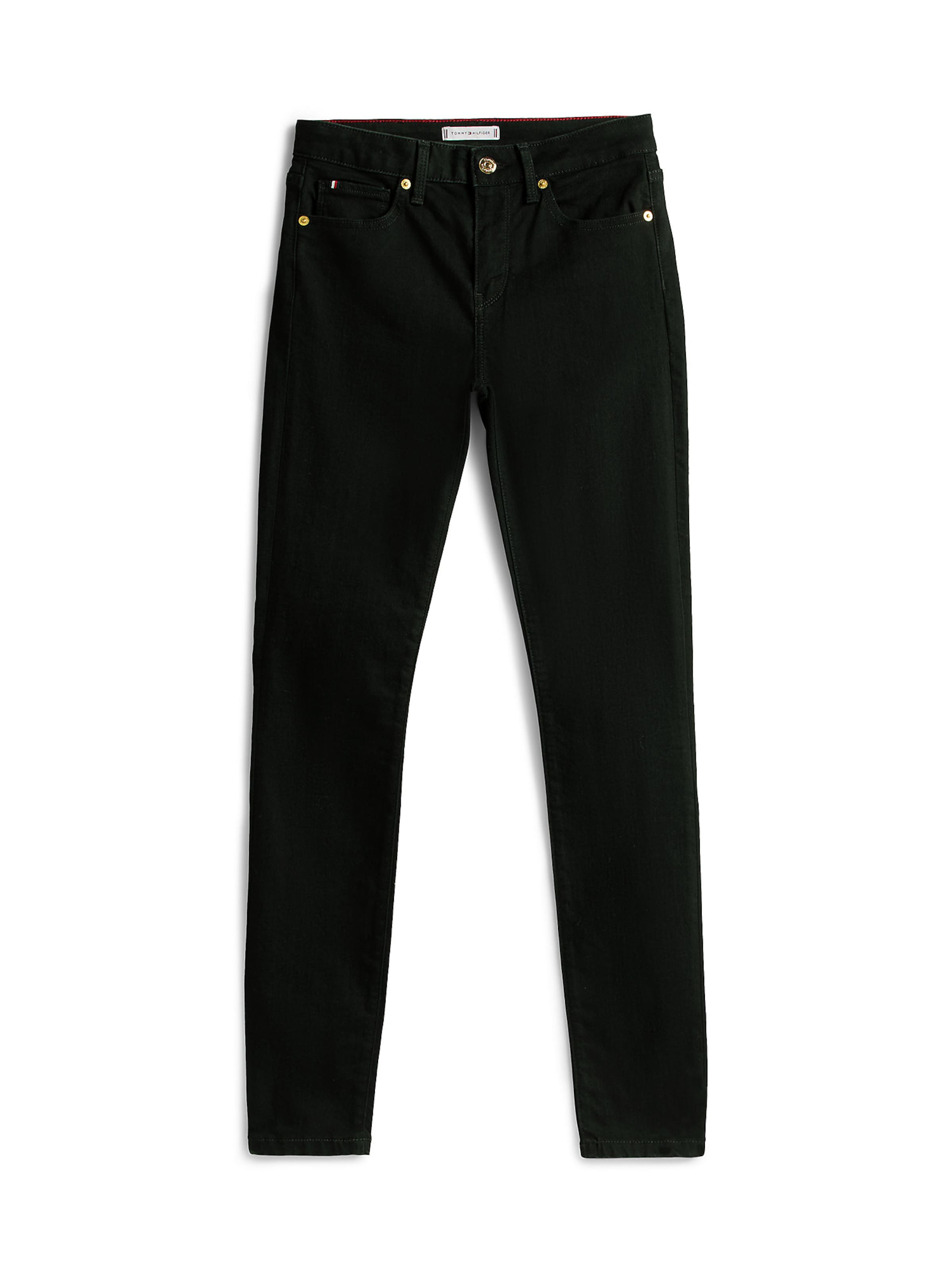 TOMMY HILFIGER Skinny Jeans in Schwarz: Vorderseite