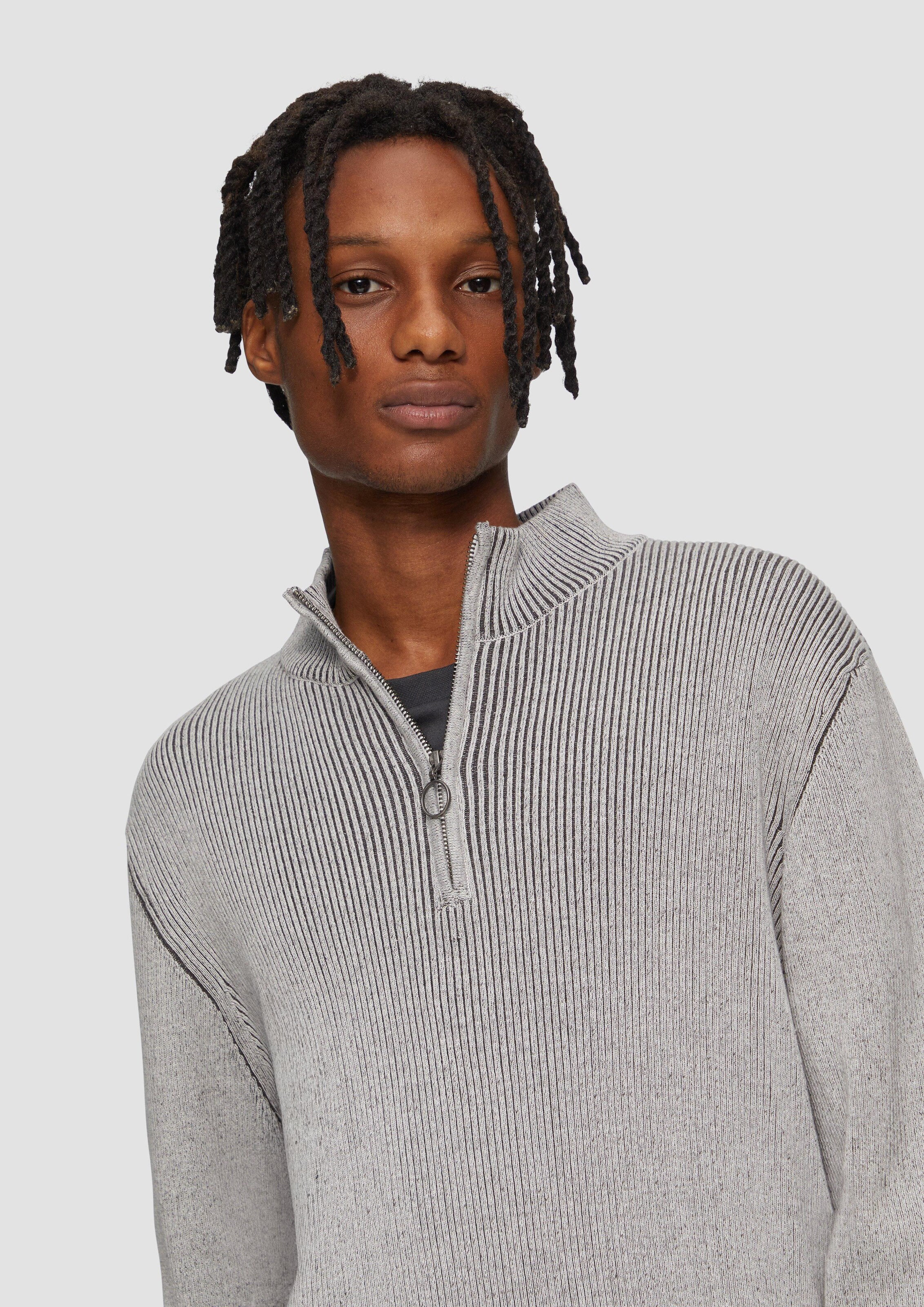 QS Herren Sweatshirt – Bequemer Basic-Pullover Für Casual Looks