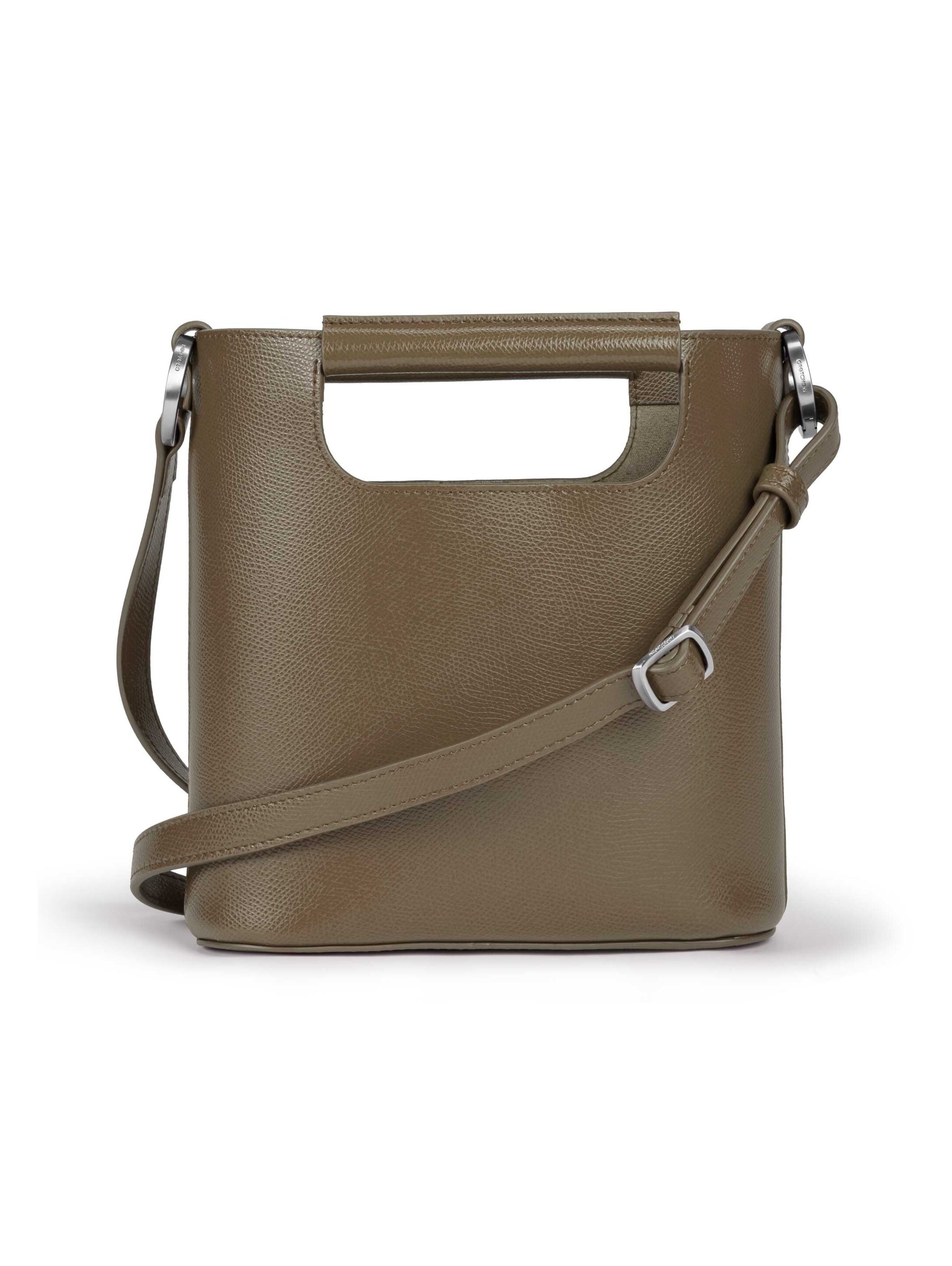 Gretchen Shoulder Bag 'Crocus Small' in Brown: front