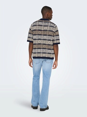 Only & Sons Sweater 'ONSBART' in Beige