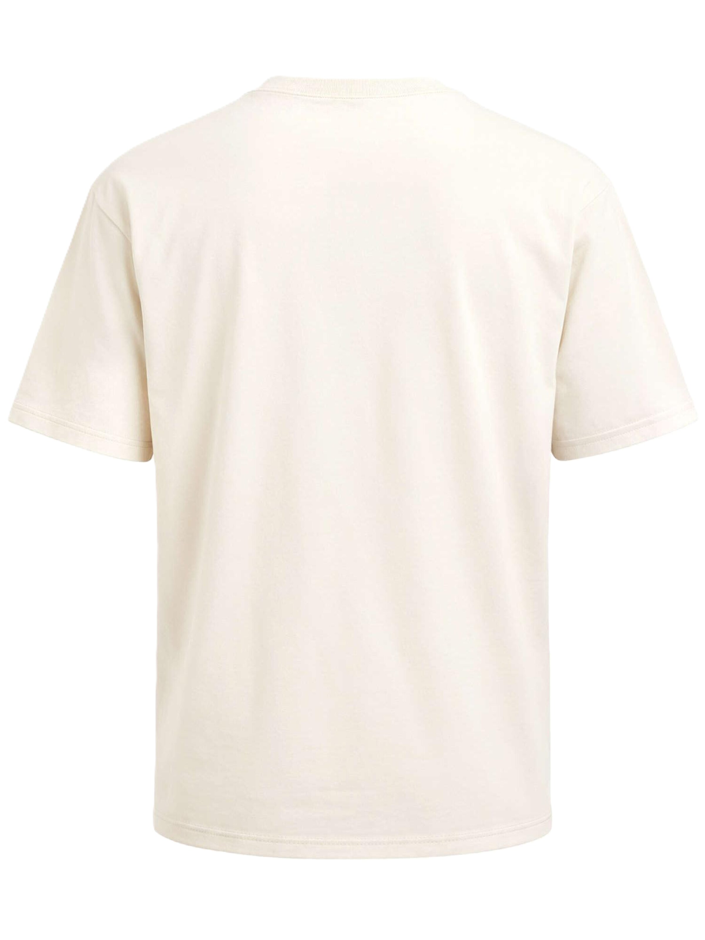 Neverless Shirt 'Outdoor Kompass' in Beige