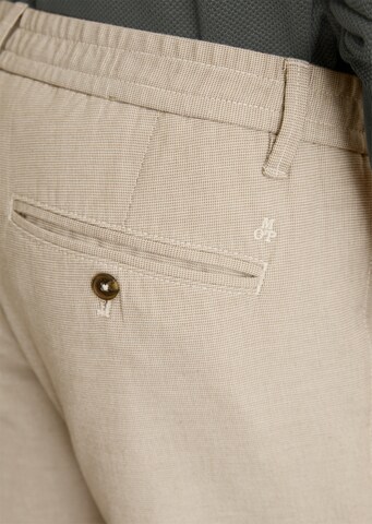 Marc O'Polo Regular Chino trousers 'Stig Jogger' in Brown