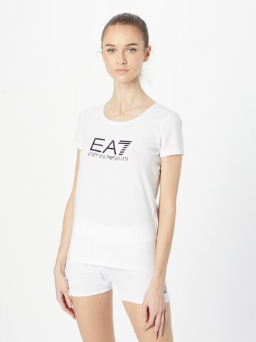 EA7 Emporio Armani Футболка в Белый: спереди