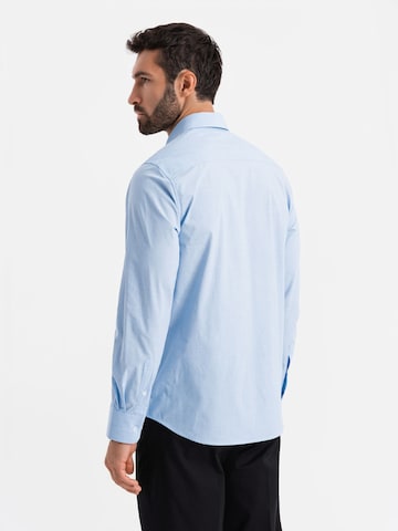 Ombre Regular fit Button Up Shirt in Blue