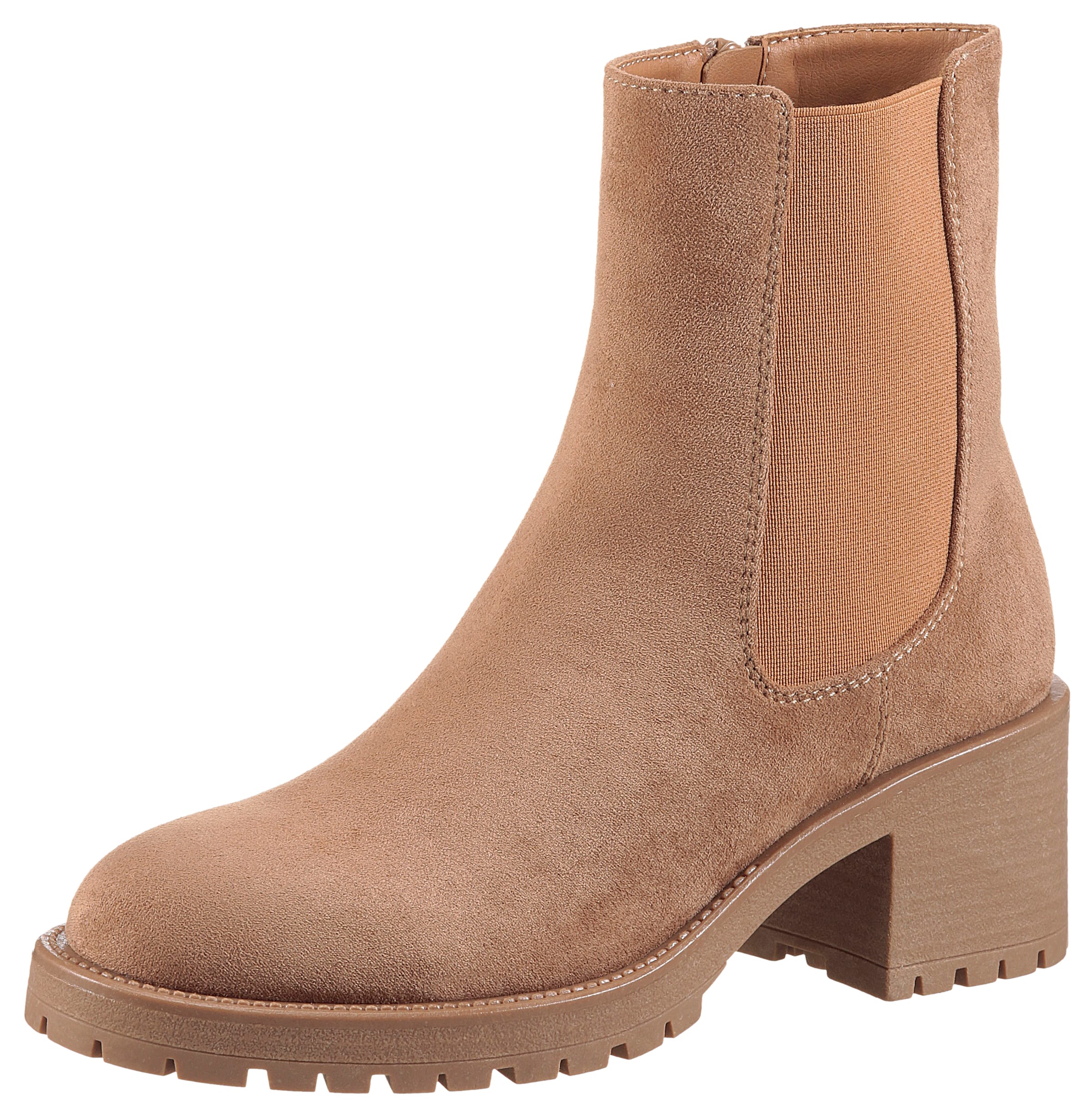 Aniston Ankle Boots in Beige: front
