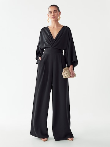 BWLDR Jumpsuit 'Evelyn' in Schwarz: Vorderseite