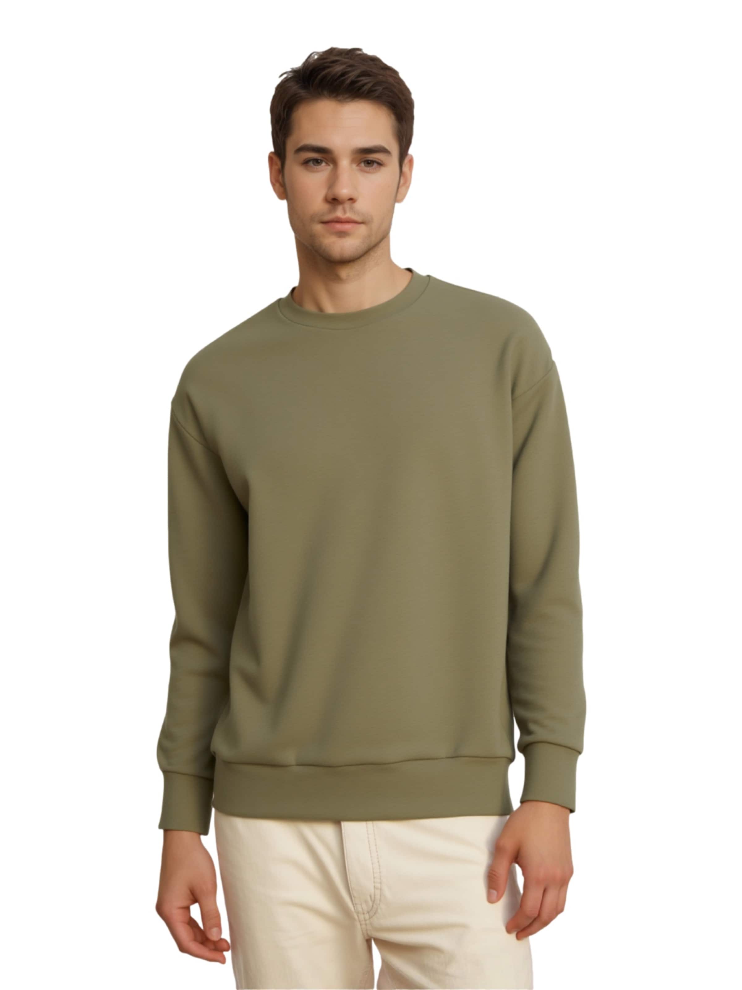 JACK & JONES Tréning póló 'JJEBARRON' - zöld: elől