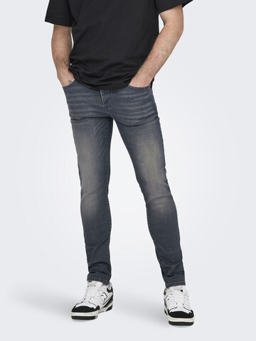 regular Jeans di Only & Sons in grigio: frontale