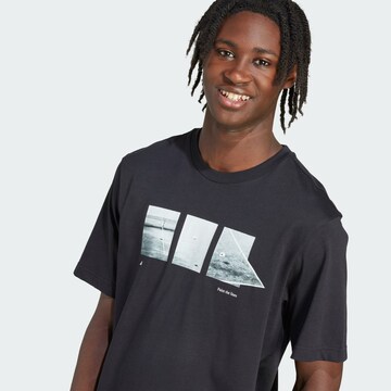 ADIDAS SPORTSWEAR Performance shirt 'Lens Power' in Black