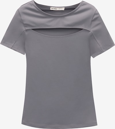 Pull&Bear T-shirt en gris, Vue avec produit