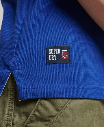 Superdry Poloshirt in Blau