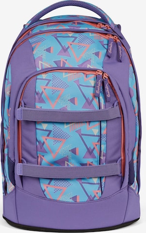 Satch Backpack 'Pack' in Purple: front