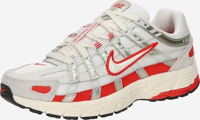 Sneaker low 'P-6000' Nike Sportswear pe bej / roșu / argintiu / alb, Vizualizare produs