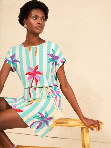 love & roses Jurk in Blauw