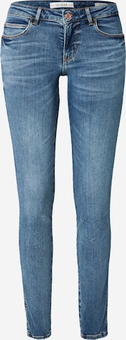 GUESS Skinny Jeans in Blauw: voorkant