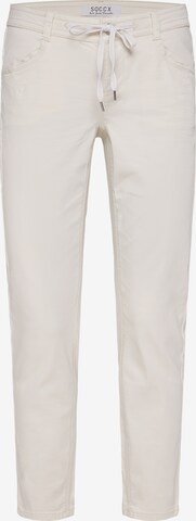 Soccx Regular Jeans in Weiß: predná strana