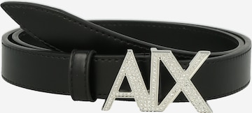 ARMANI EXCHANGE Belt in Black: front