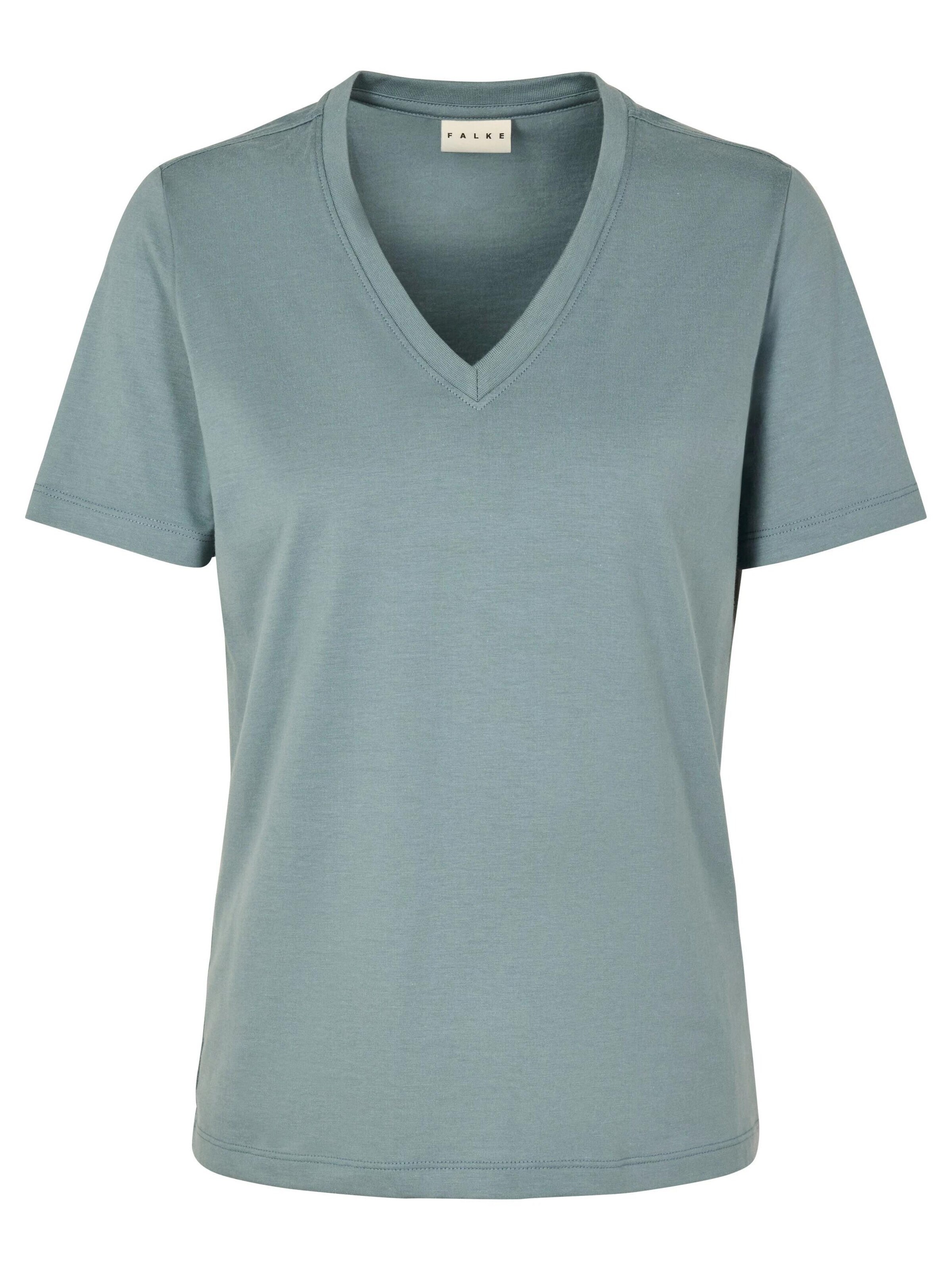 FALKE Shirt 'Essential Cotton'‌‌‌‌‌‌ in Blau