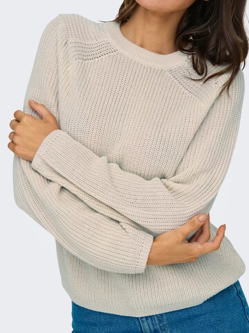 ONLY Sweater 'BASE' in Beige