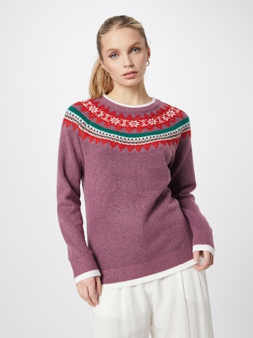PIECES Sweater 'SOFIA' in Red: front