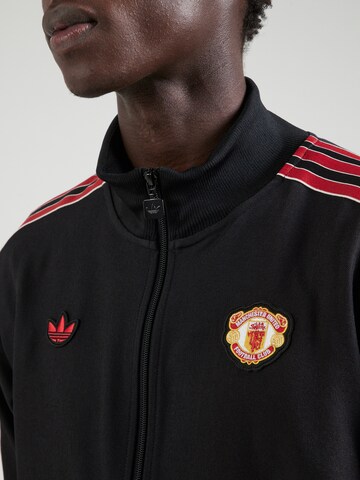 Veste de survêtement 'Manchester United Terrace Icons' ADIDAS PERFORMANCE en noir