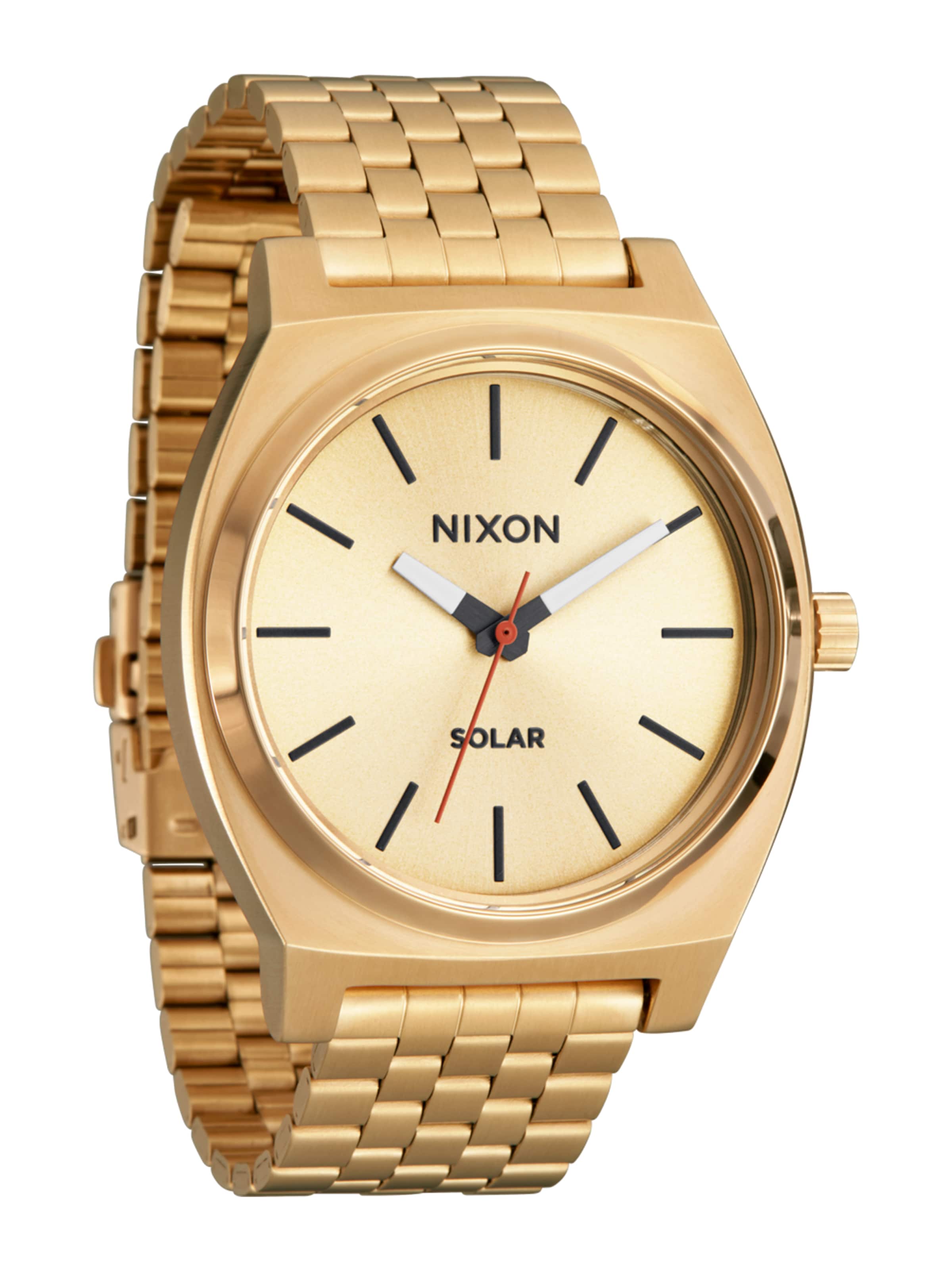 Nixon Uhr 'Time Teller Solar' in Gold: Vorderseite