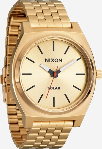 Nixon - Relógios analógicos 'Time Teller Solar' em ouro: frente