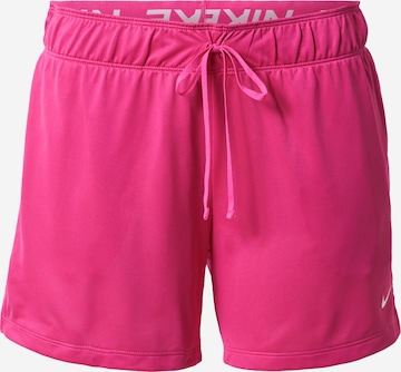 NIKE Športne hlače 'Attack' | roza barva: sprednja stran