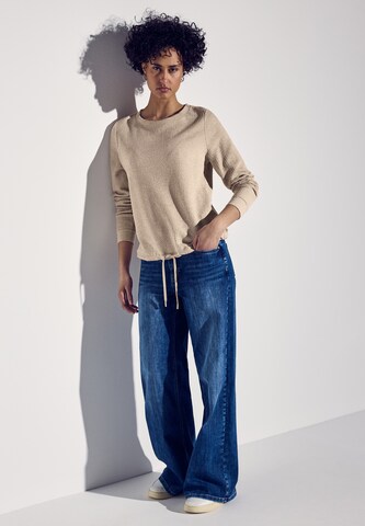 STREET ONE Sweatshirt in Beige