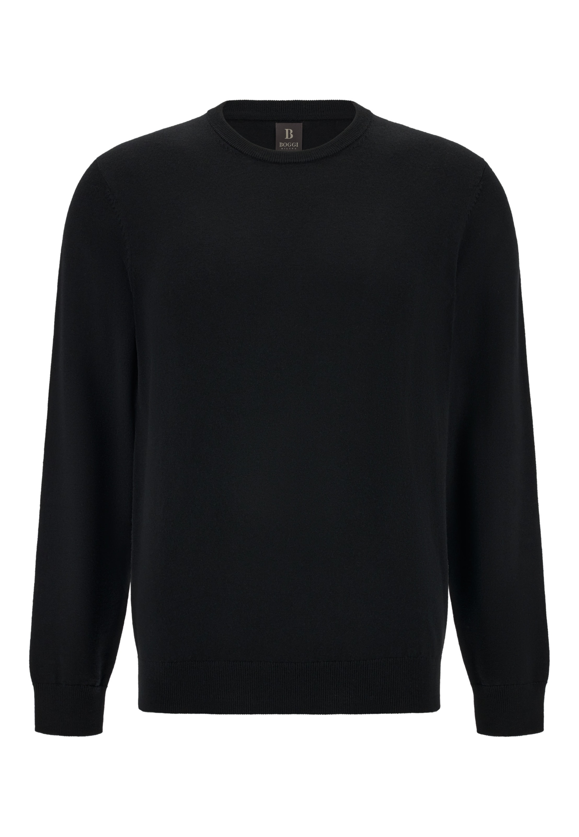 Boggi Milano Pullover in Schwarz: Vorderseite
