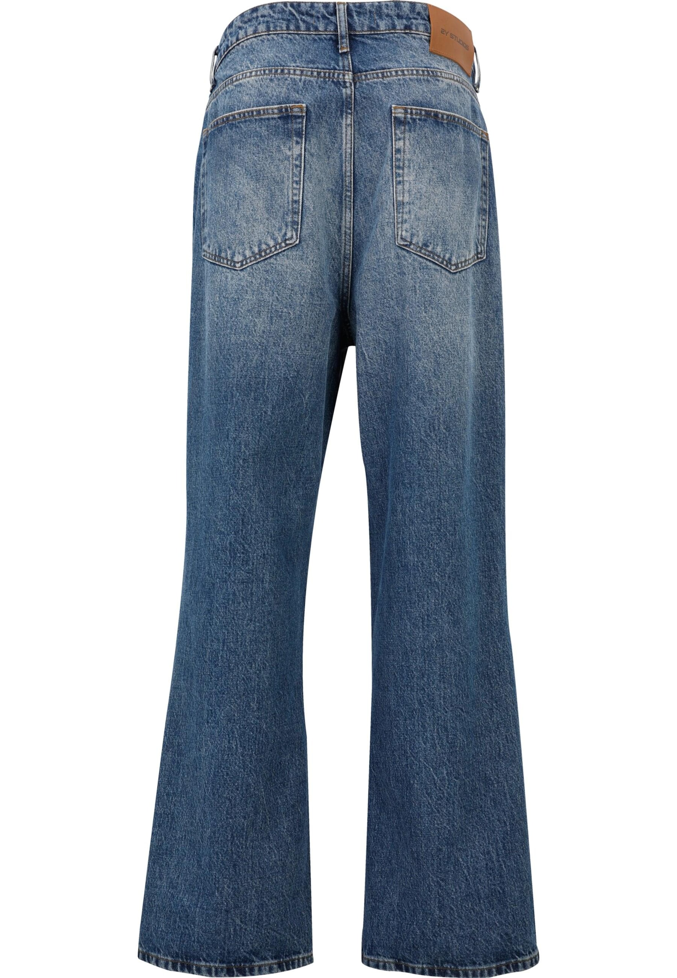 2Y Premium Flared Jeans 'Anduin' in Blue