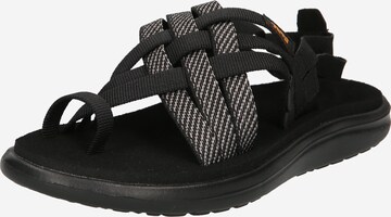 TEVA Teenslipper 'Voya Strappy' in Zwart: voorkant