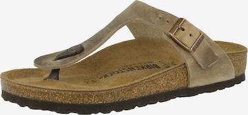 BIRKENSTOCKJapanke 'Gizeh' - smeđa boja: prednji dio