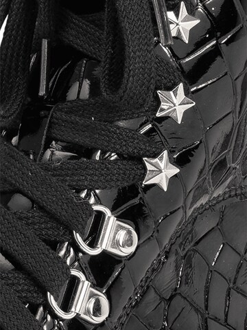 VITAFORM Schnürstiefelette in Schwarz