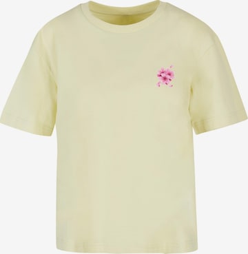 Mister Tee Shirt 'Self Love Club' in Yellow: front