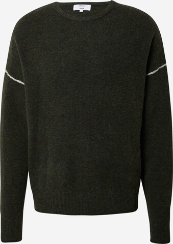 DAN FOX APPAREL Sweater 'Thilo' in Green: front