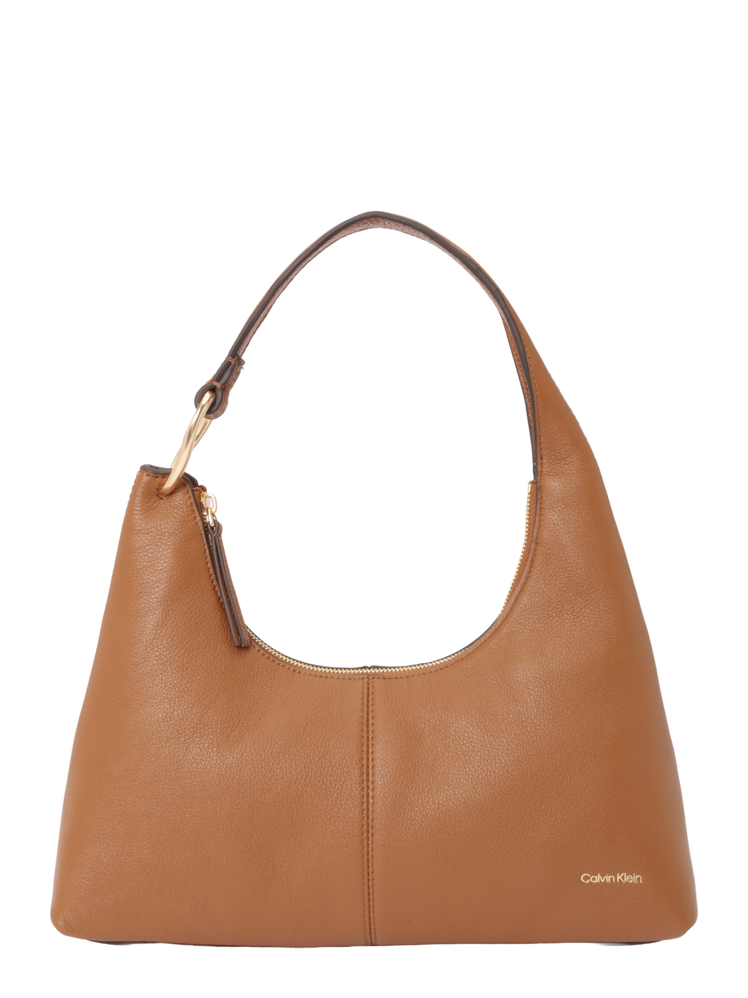 Calvin Klein Regular Schultertasche in Braun: Vorderseite