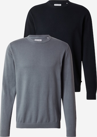 zils JACK & JONES Džemperis 'JJEBASIC': no priekšpuses