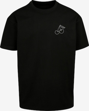 Merchcode Shirt 'Cherry' in Black: front