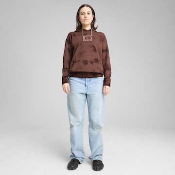 PUMA Sweatshirt 'Wardrobe Ess' in Brown