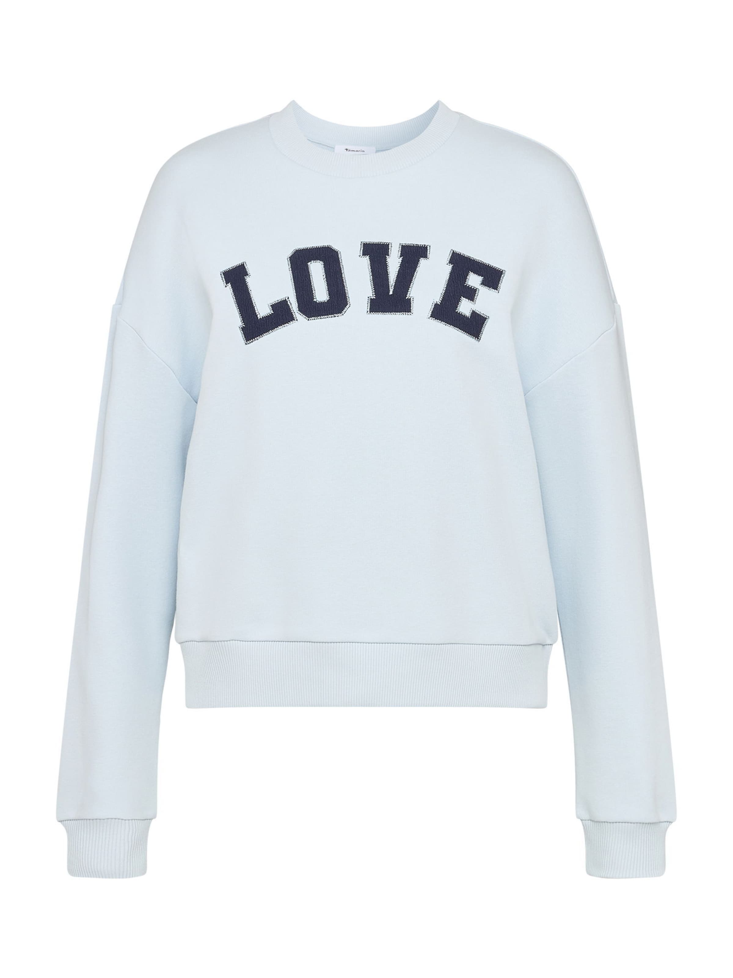 Sweat-shirt Tamaris en bleu : devant