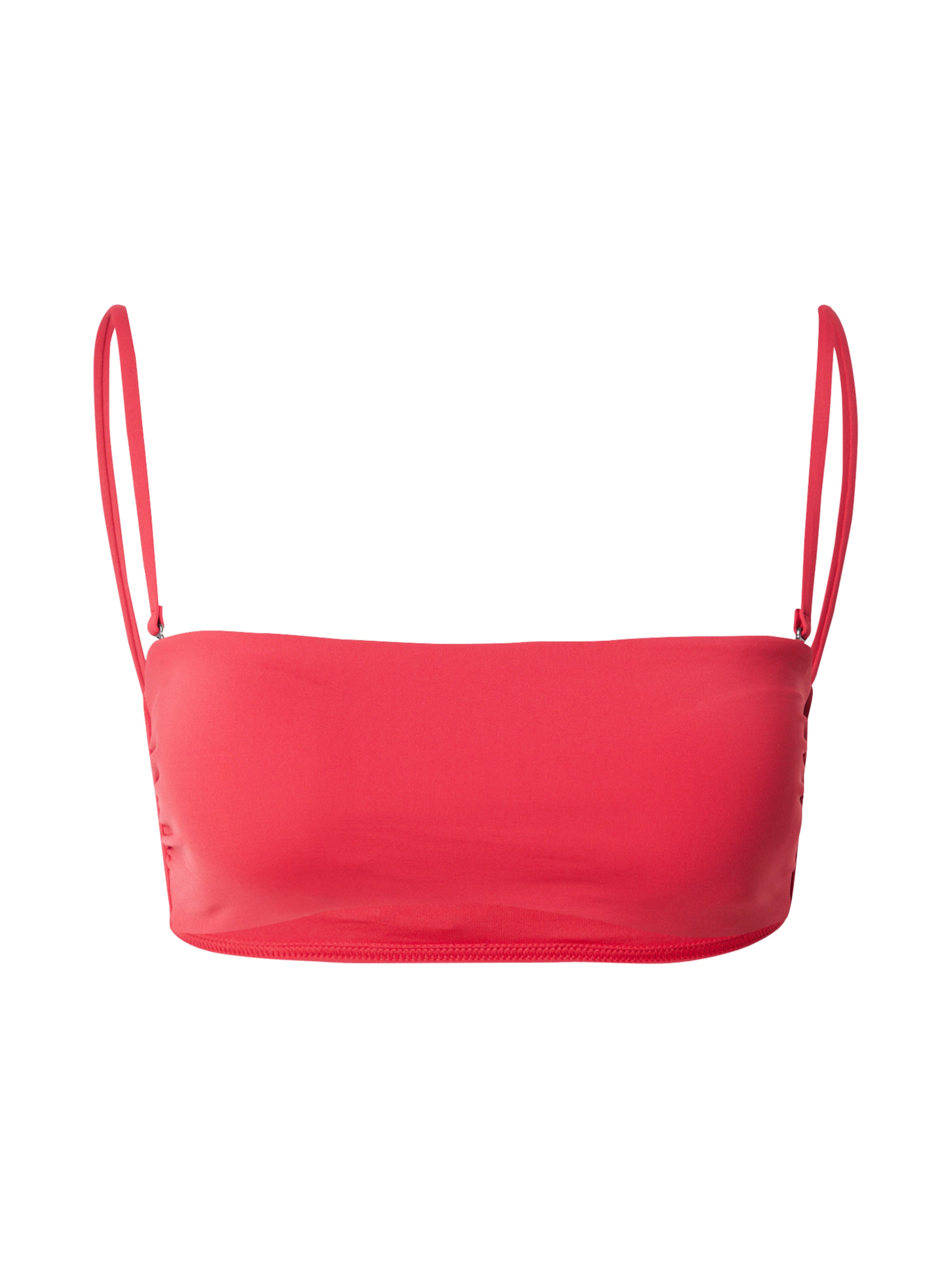 Calvin Klein Swimwear Bandeau Bikinitop in Rood: voorkant