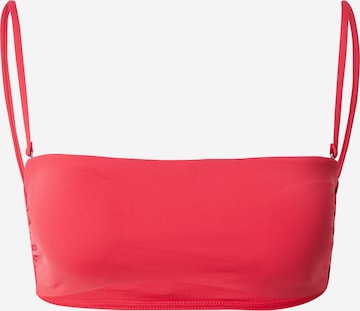 Calvin Klein Swimwear Бандо Верх бикини в Красный: спереди