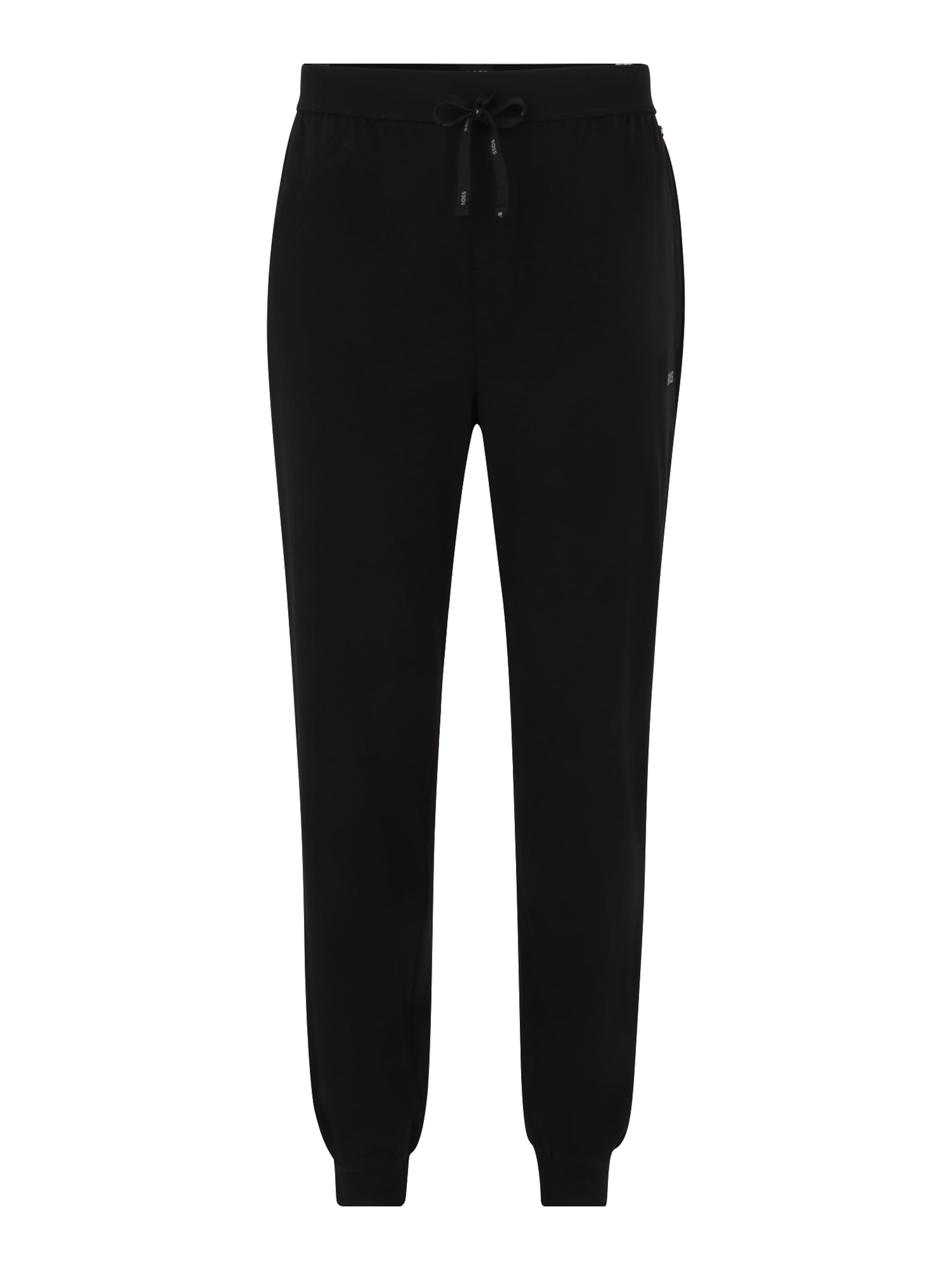 BOSS - Tapered Pantalón de pijama 'Mix&Match' en negro: frente