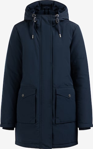 DreiMaster Vintage Winter Coat in Blue: front