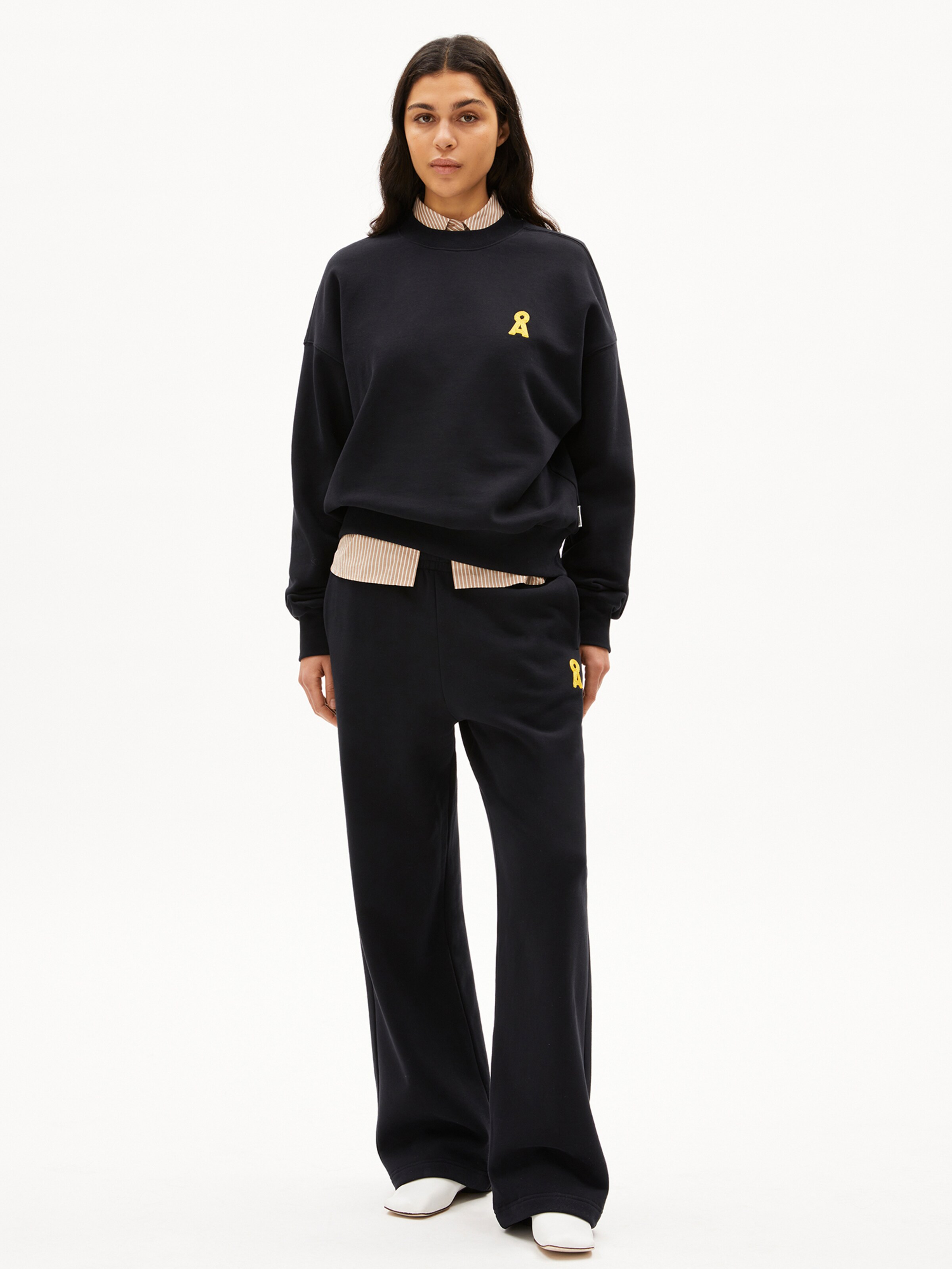 Loosefit Pantalon 'ICONIC Å IVAARA' ARMEDANGELS en noir